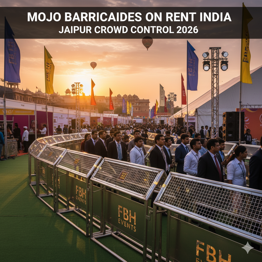 Top Mojo Barricades On Rent in Jaipur