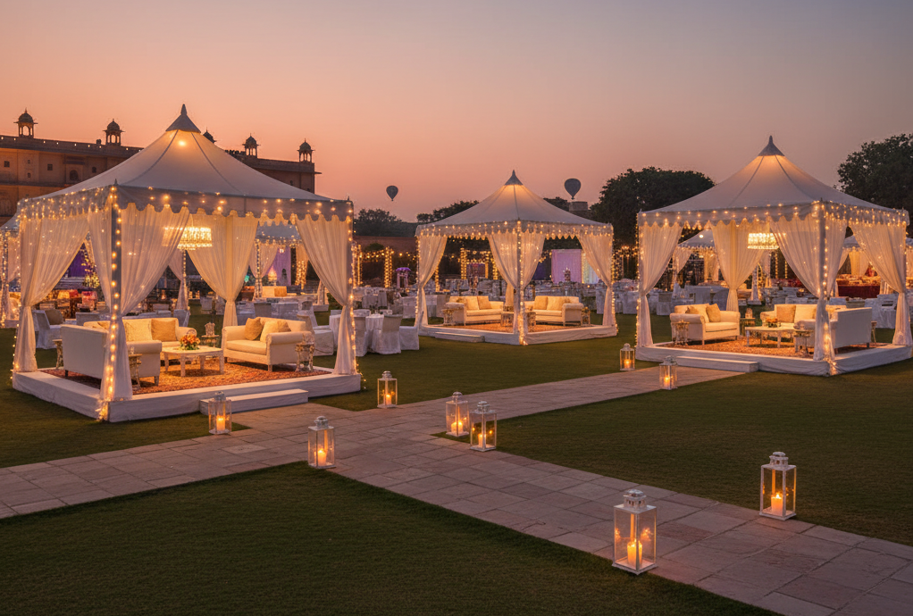 Pagoda Tents On Rent in Jaipur