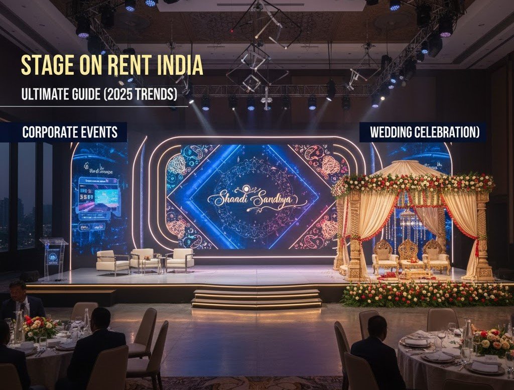 Stage on Rent India: Ultimate Guide to Choosing the Perfect Setup for Corporate Events & Weddings (2025 Trends)